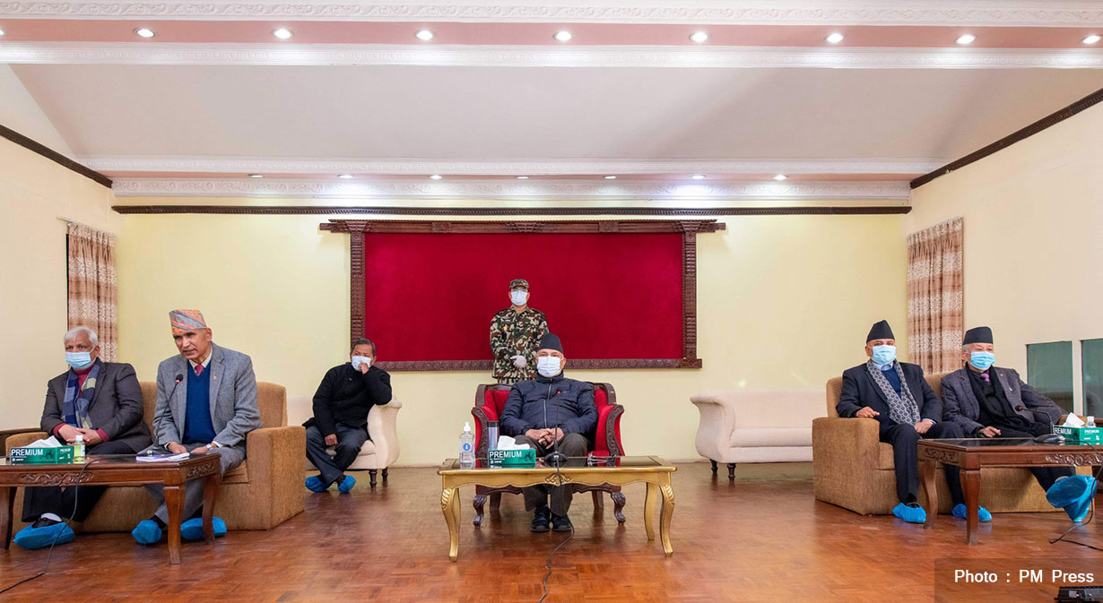 प्रधानमन्त्री ओलीले बोलाए एमाले संसदीय दलको बैठक