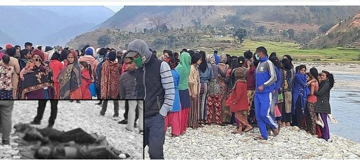 चार छोराछोरीसहित कर्णालीमा हामफालेकी सुकीको गर्भमा ४ महिने शिशु