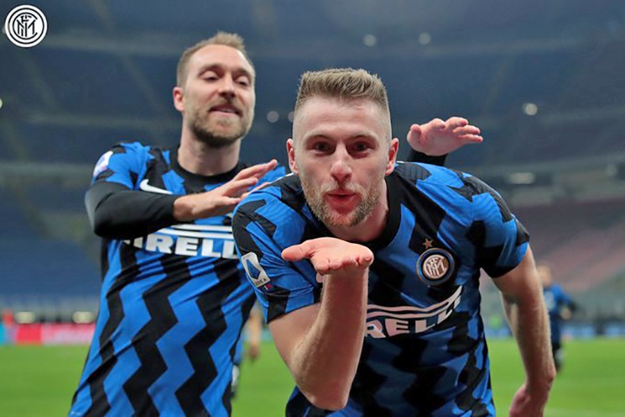 इन्टरलाई ६ अंकको अग्रता