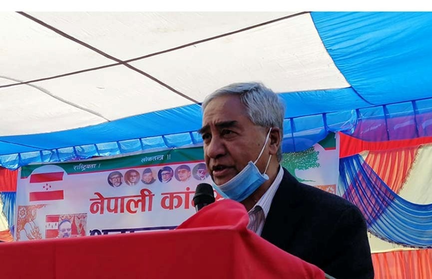 म प्रधानमन्त्रीको रेसमा छैन : सभापति देउवा