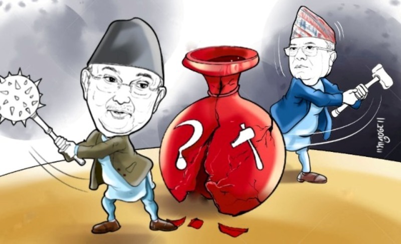 एमाले विभाजन : घोषणा मात्रै बाँकी !