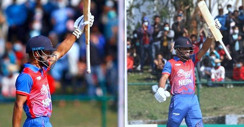 कुशल भुर्तेलले बनाए लगातार तीन खेलमा अर्धशतक