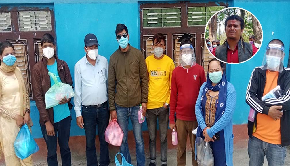 सामाजिक अभियान्ता थापाले पठाए बाजुराका पत्रकारलाई स्वास्थ्य सामाग्री