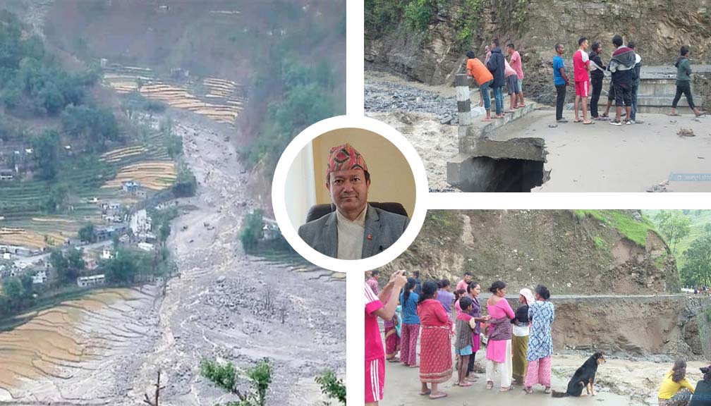 ताँप्रीसेराको बस्ती जोगाउन मन्त्री शाहद्धारा ५० लाख विनियोजन