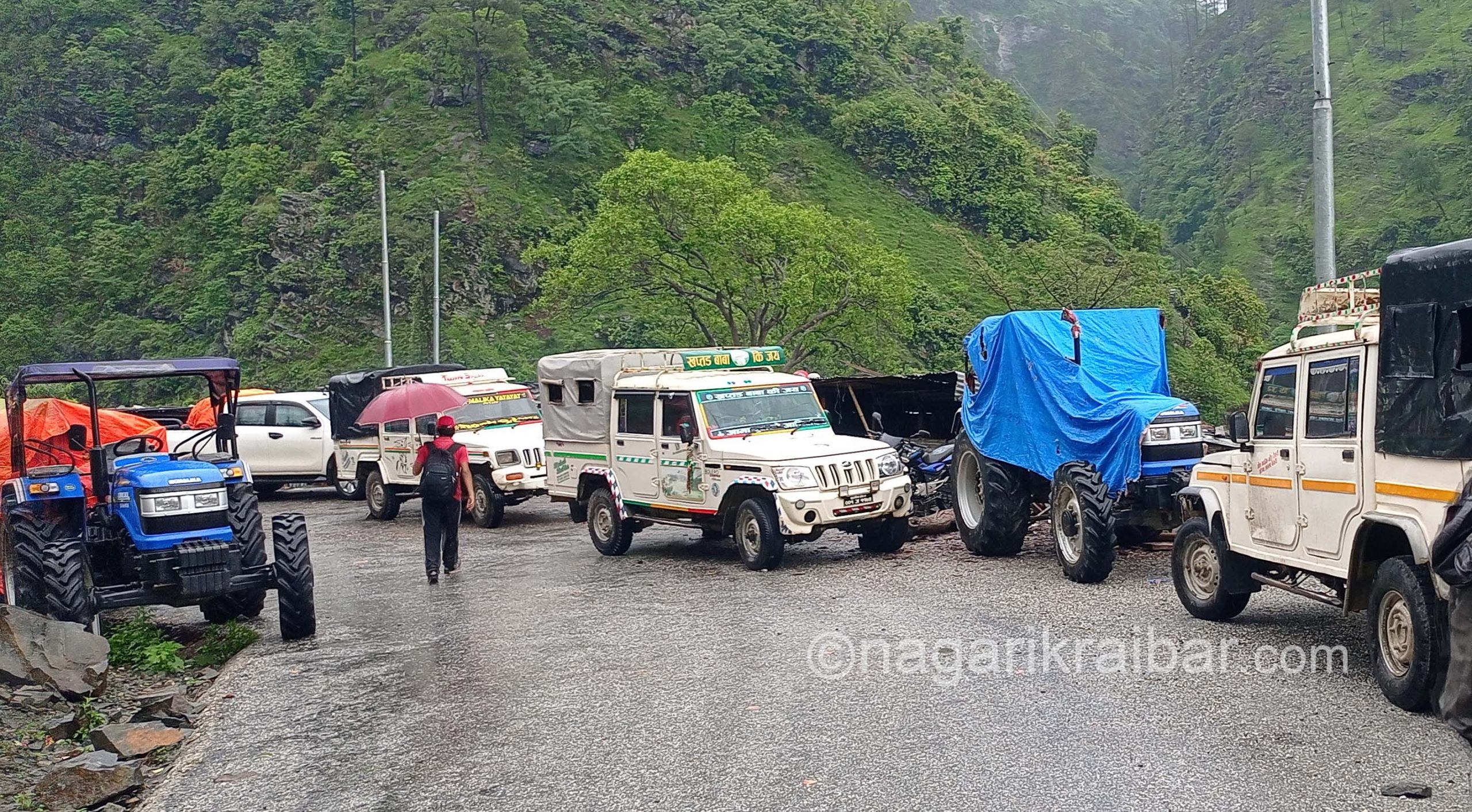 साँफे–मार्तडी राजमार्ग अवरुद्ध