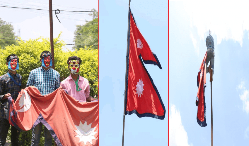 अत्तरियामा मुकुण्डोधारी आए, च्यातिएको झण्डा फेरेर गए