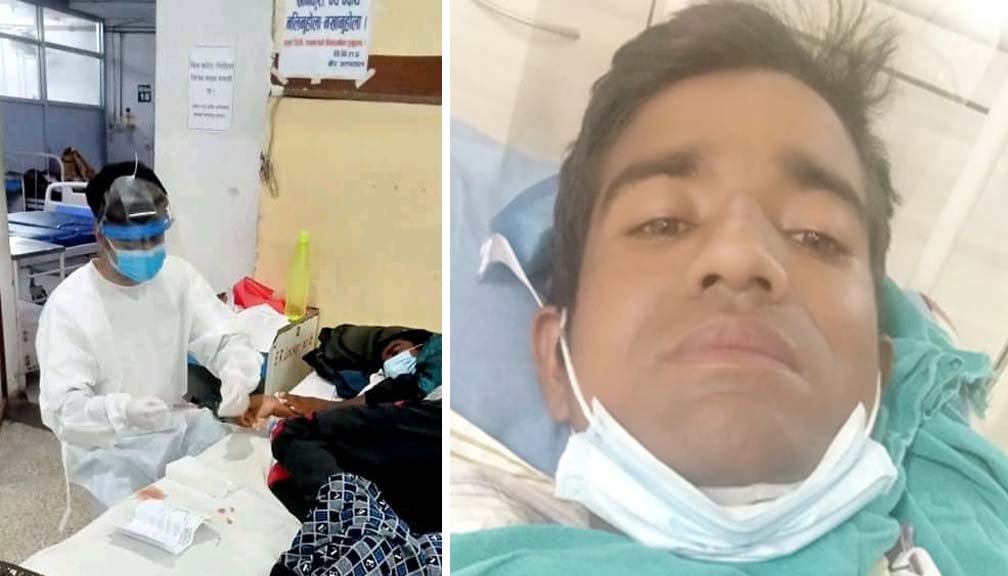 आर्थिक अभावमा गोत्रीका नविन शाही अस्पतालको बेडमा छट्पटिदै