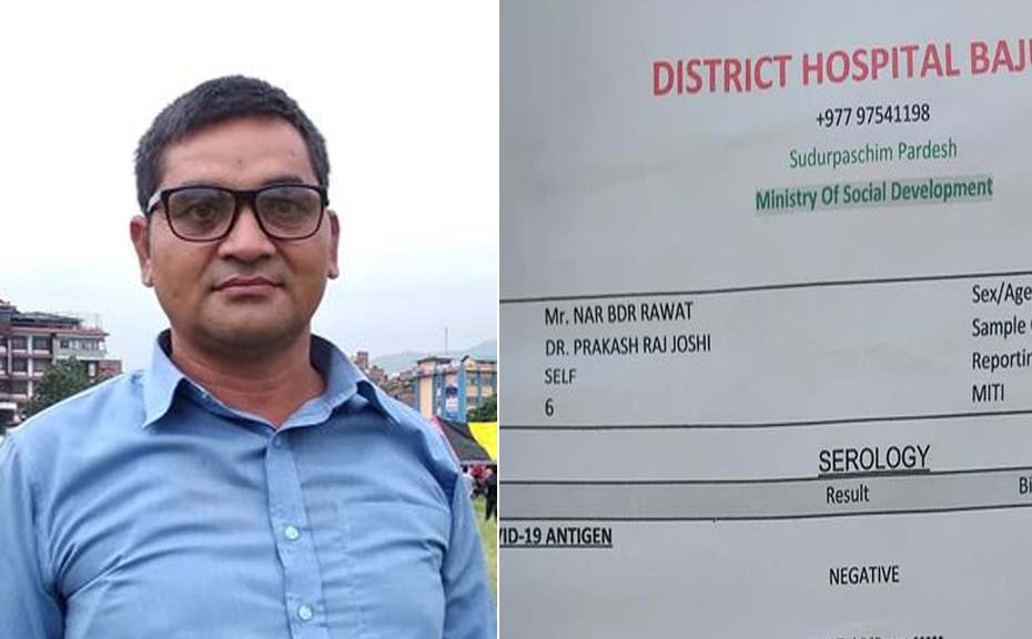 छेडेदह गाउँपालिका अध्यक्ष रावत कोरोना संक्रमण मुक्त