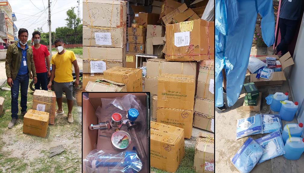 सुदूरपश्चिमेली नेपाली समाज अष्ट्रेलियाद्धारा स्वास्थ्य सामाग्री सहयोग