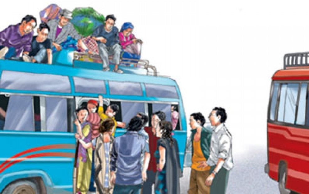 यात्रुवाहक सवारी भाडा २८ प्रतिशत बढ्यो