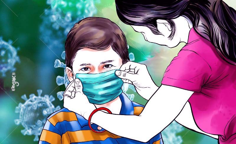 आमासँगै बालबालिका पनि संक्रमित