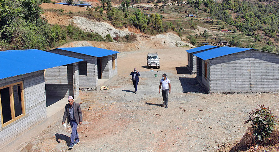 एक वर्षमा १ लाख ७ हजार घर पुनर्निर्माण