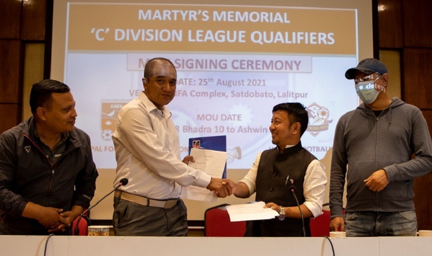 हाम्रो फुटबल नेपाल र एन्फाबीच सहकार्य