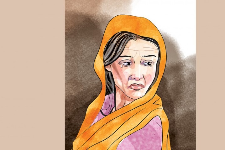 बोक्सी आरोपमा घिसार्दै कुटपिट