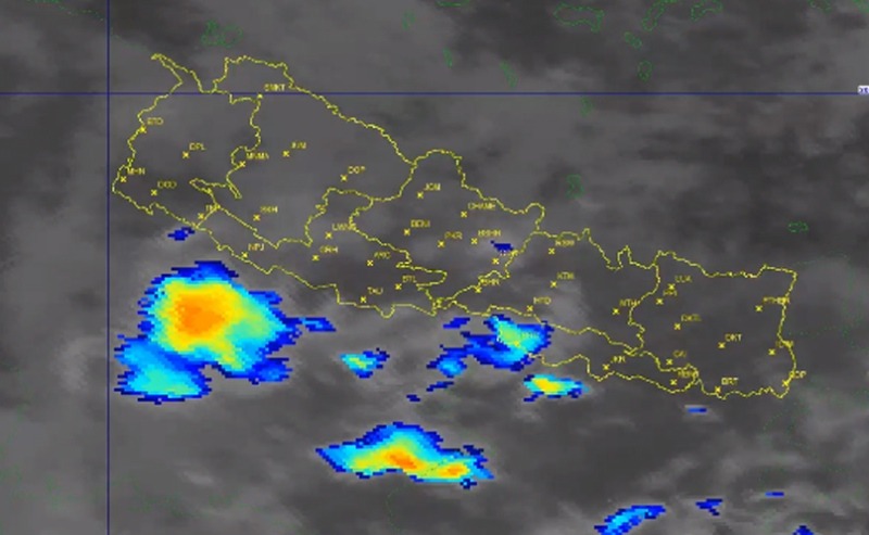 मनसुनी न्यून चापीय रेखा तराई नजिक आइपुग्यो