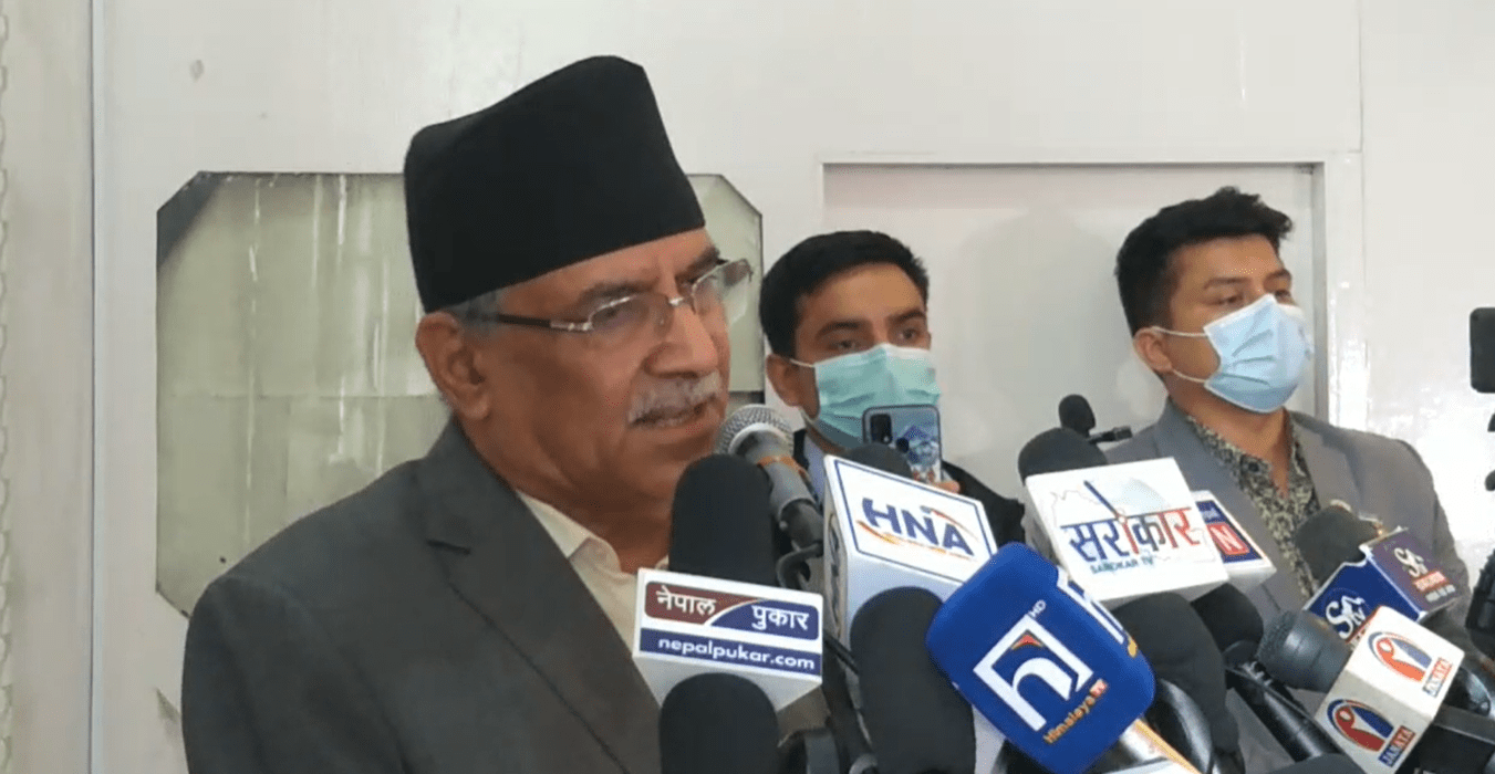 माधव नेपालको पार्टी सनाखत भएपछि मन्त्रिपरिषद् विस्तार : प्रचण्ड