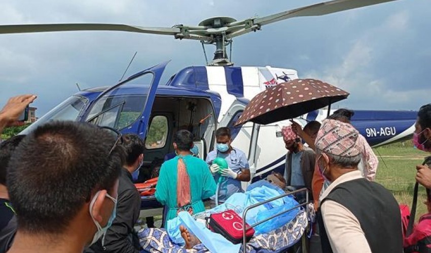 हेलिकोप्टर चाटर्ड गरी काठमाडौँ पुर्‍याइएका जोशीको मृत्यु