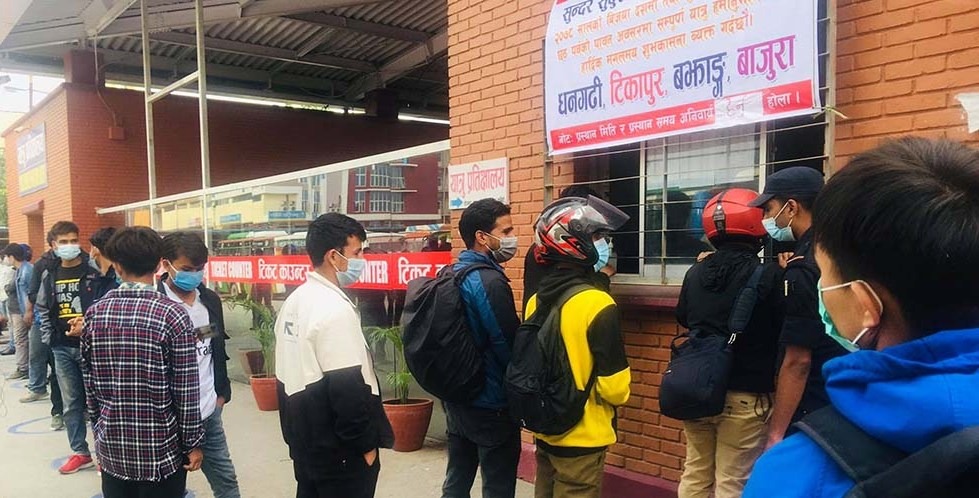 दसैँका लागि अग्रिम टिकट बुकिङ खुल्यो,  ११ काउन्टर थप