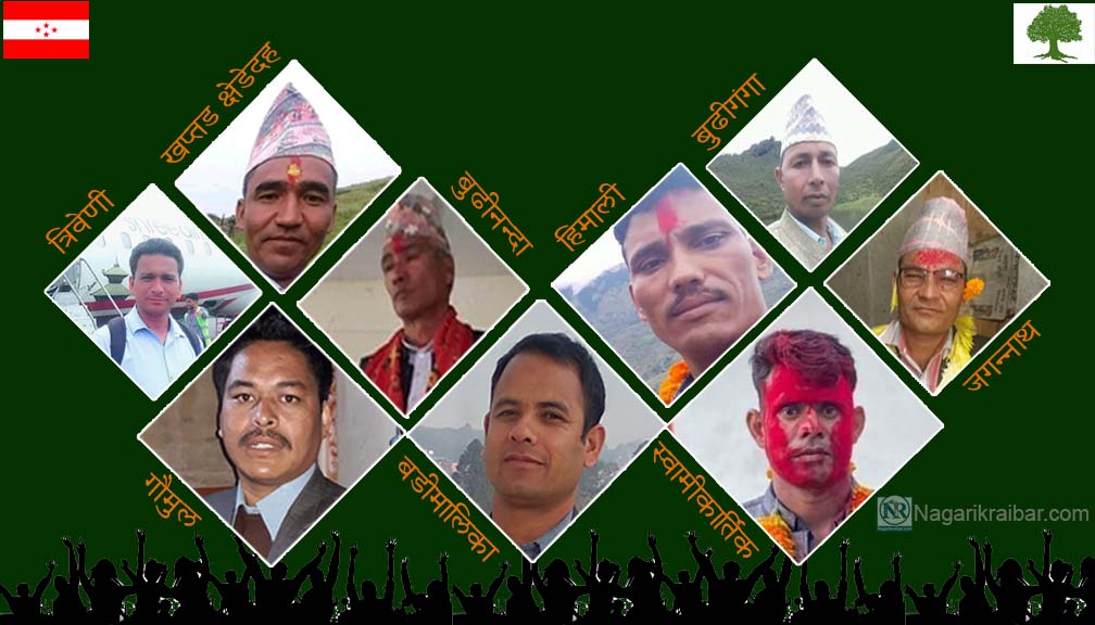 काँग्रेस बाजुराका ९ वट‍ै पालिकाका सभापति यी हुन् (सूचिसहित)