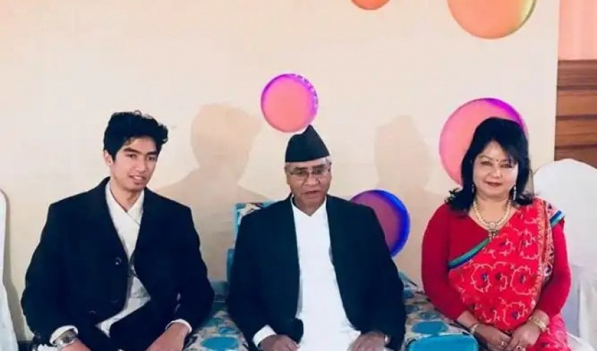 देउवा पुत्र जयवीरको राजनीतिमा ‘इन्ट्रि’