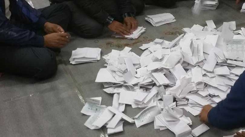 नेपाली काँग्रेस त्रिबेणी नगरपालिकामा मतगणना सूरु
