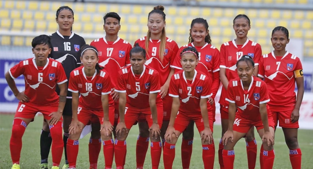 एसियन कप छनोट : नेपाललाई पहिलो हाफमा १-० को अग्रता