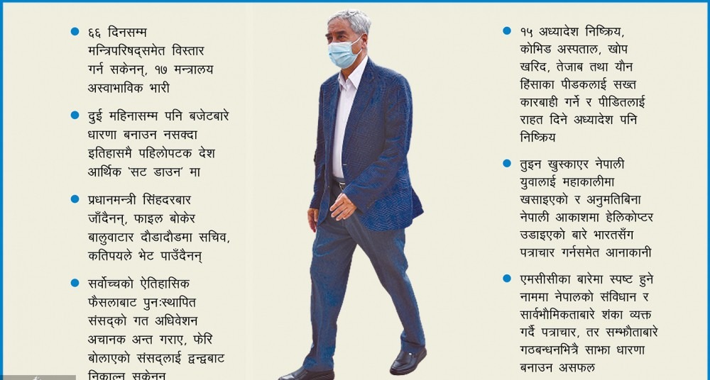 अक्षमताको मार्गमा देउवा