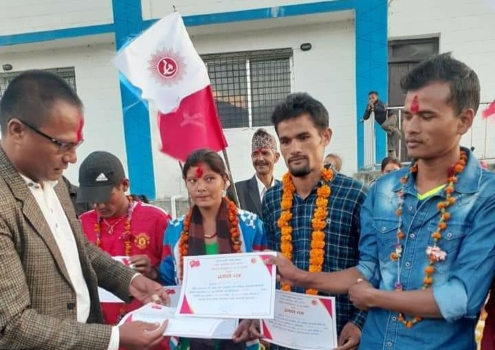 एमाले त्रिवेणी ४ काे वडा अधिवेशन सम्पन्न, अध्यक्षमा कृष्ण साँउद