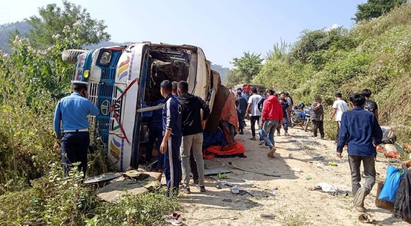 पाँचथर बस दुर्घटना : घाइते भएका २ जनाको मृत्यु (अपडेट)