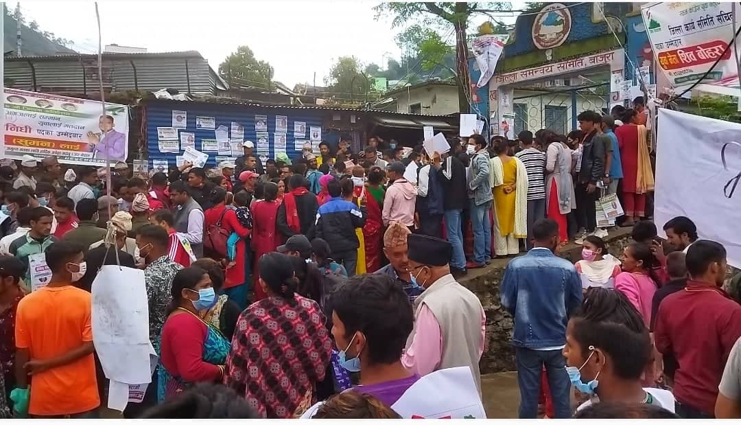 काँग्रेस बाजुराको मतदान सकियो, १२ सय ५ मत खस्यो