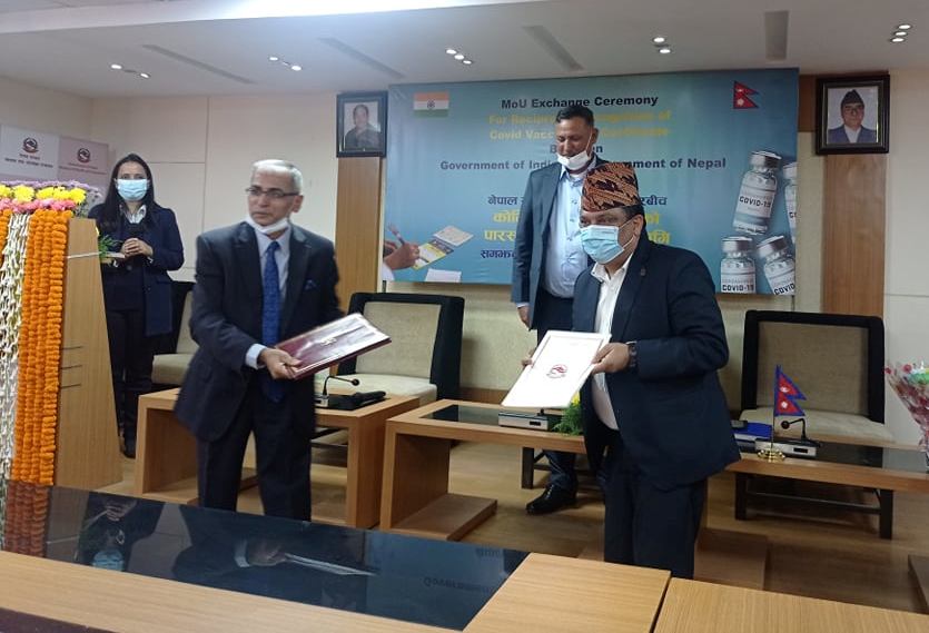 अब खोप लगाएको प्रमाणपत्र देखाएर मात्रै भारत जान पाइने