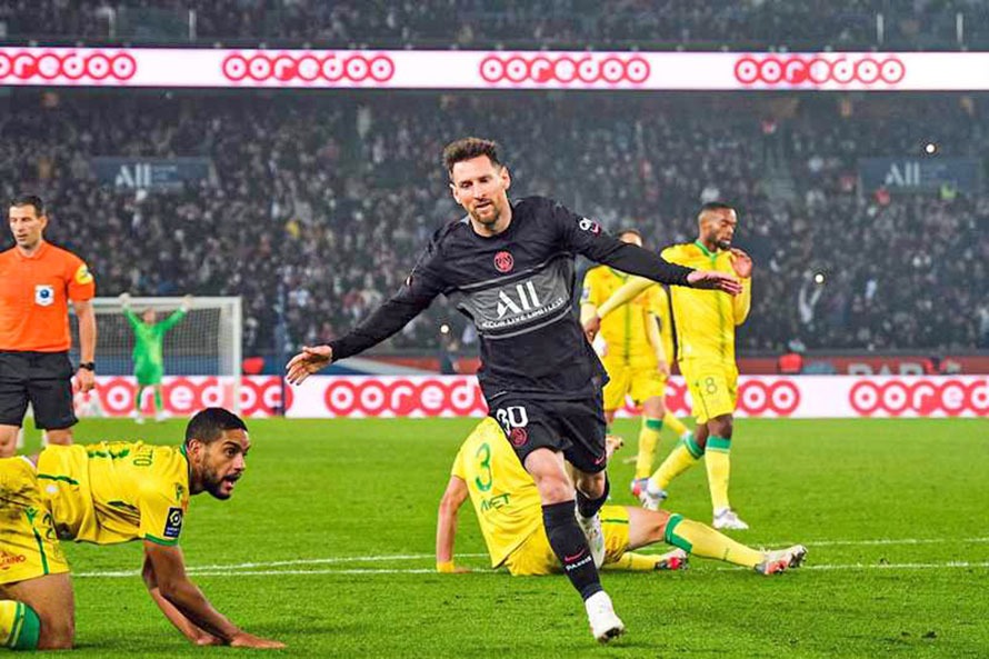 फ्रेन्च लिगमा मेसीको पहिलो गोल, पीएसजीलाई १२ अंकको अग्रता