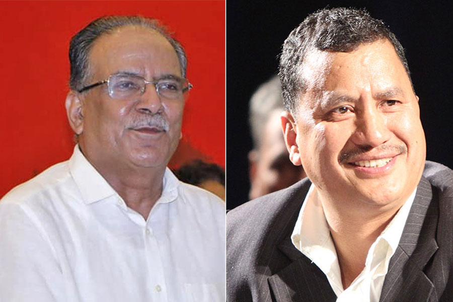 प्रचण्ड र विप्लवबीच भेटवार्ता