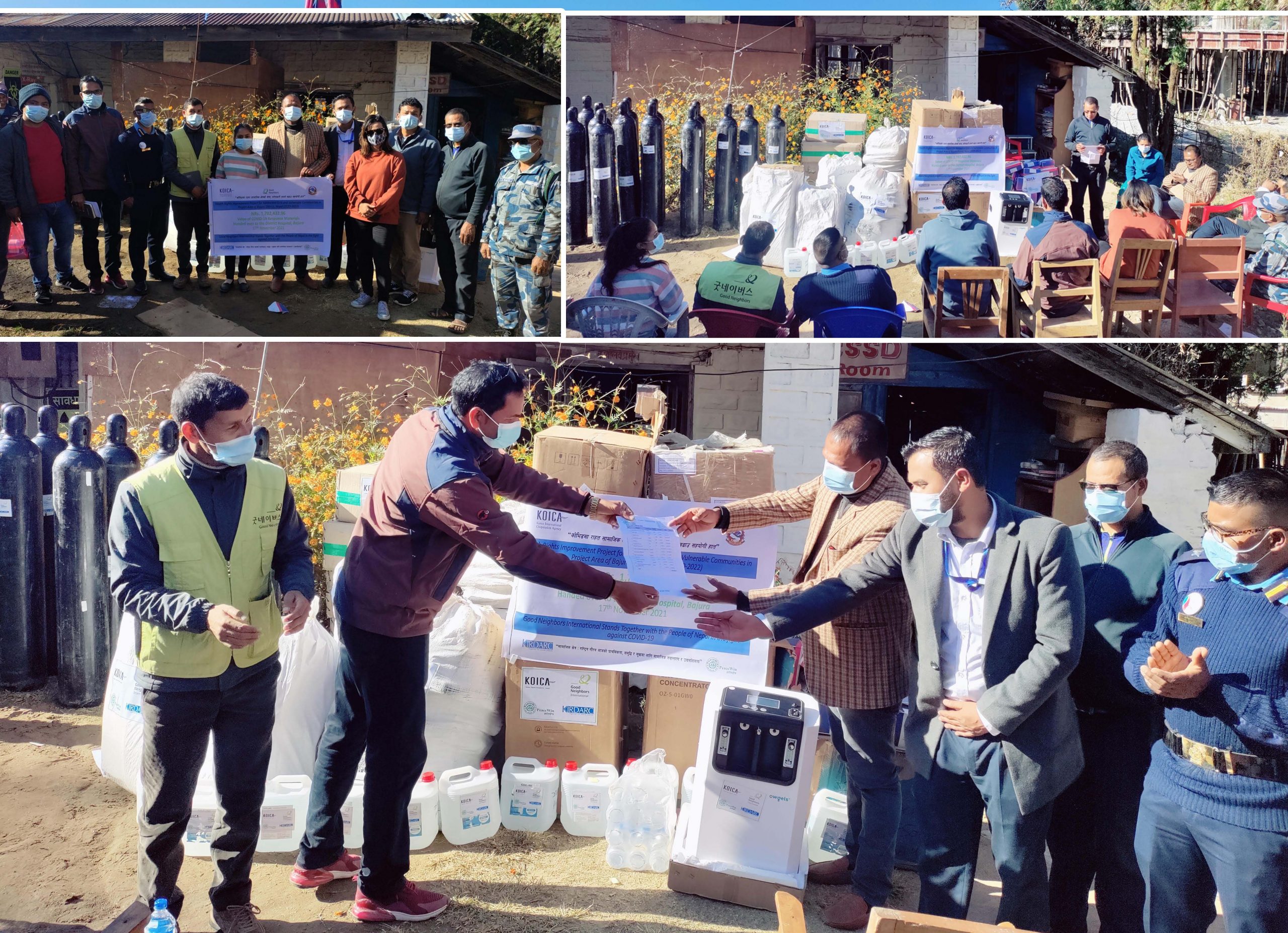 बाजुरा अस्पतालसहित पाँच पालिकालाई स्वास्थ्य सामाग्री सहयोग