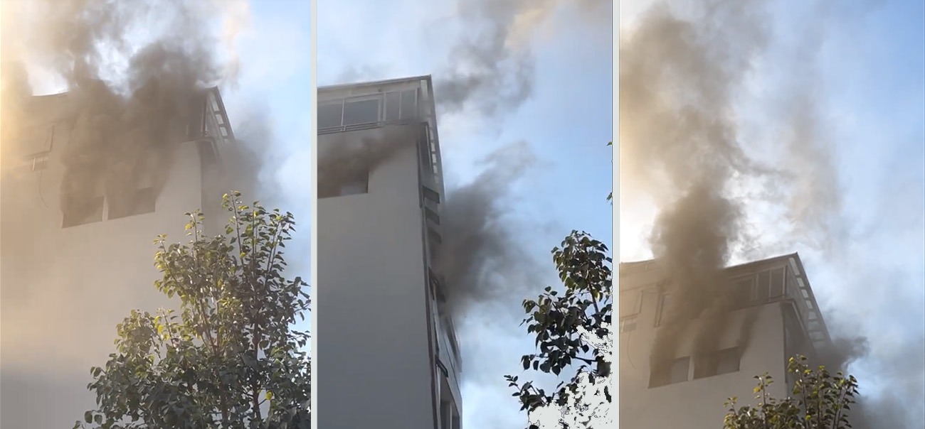 नयाँ बानेश्वरस्थित इन्द्रेणी कम्प्लेक्समा आगलागी