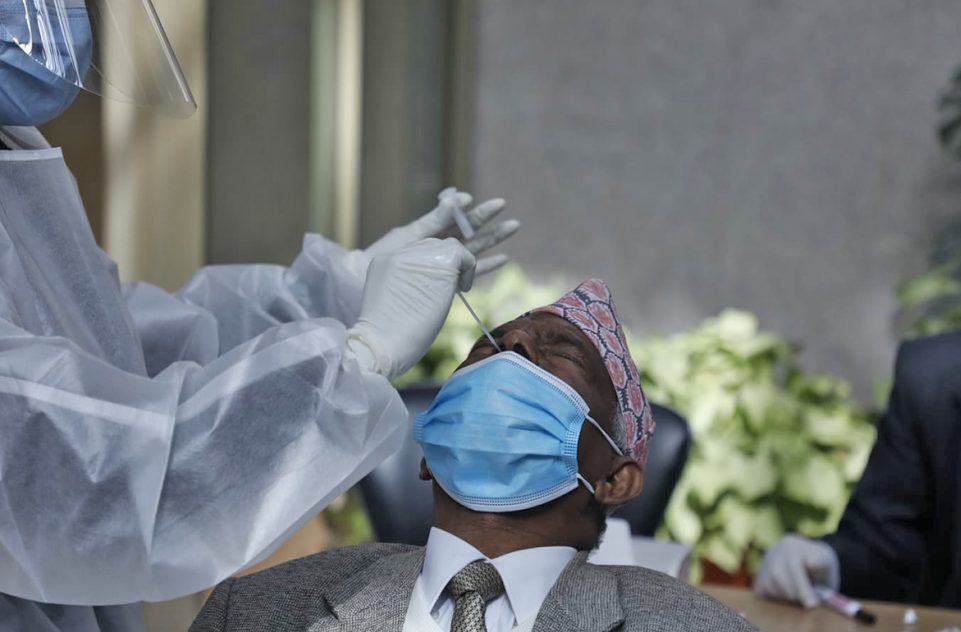 सभामुख र सांसदहरुको एन्टिजेन परीक्षण