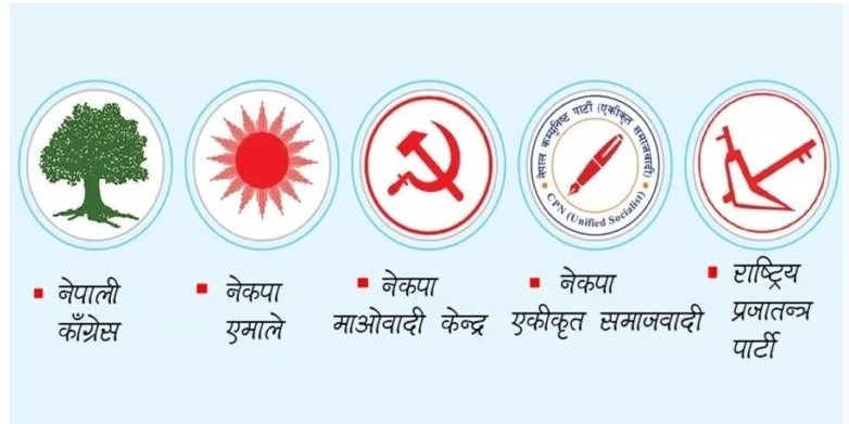 राजनीतिक दलको संगठन विस्तार अवस्था कुन दलको कार्यकर्ता कति छन ?