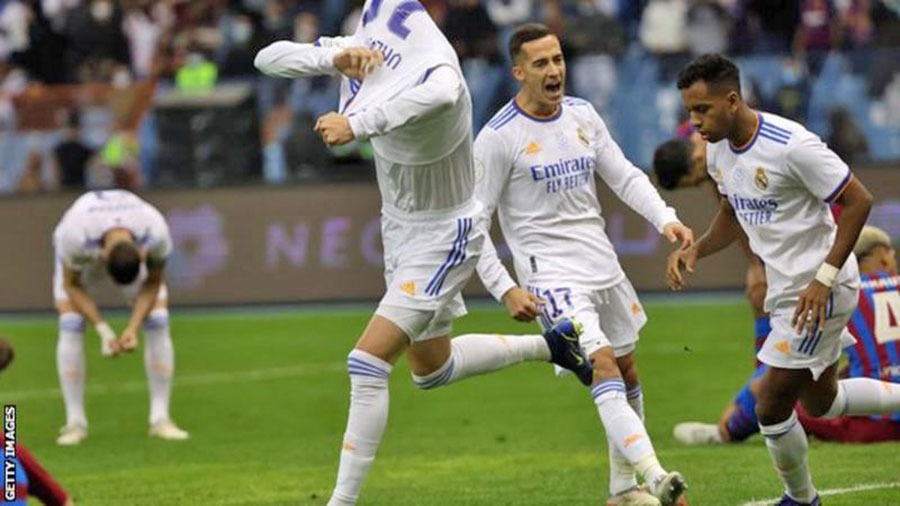 बार्सिलोनालाई हराउँदै रियल मड्रिड सुपर कपको फाइनलमा