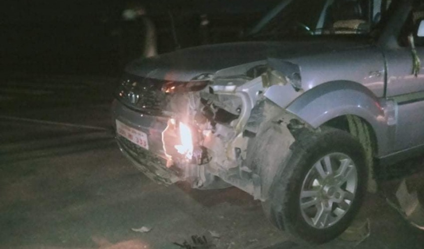 धनगढीमा मन्त्री आले सवार गाडी दुर्घटना