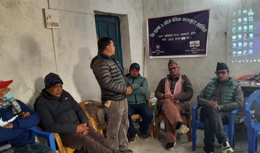 डोटीमा साईन नेपालद्वारा निःशुल्क कम्प्युटर तालिम