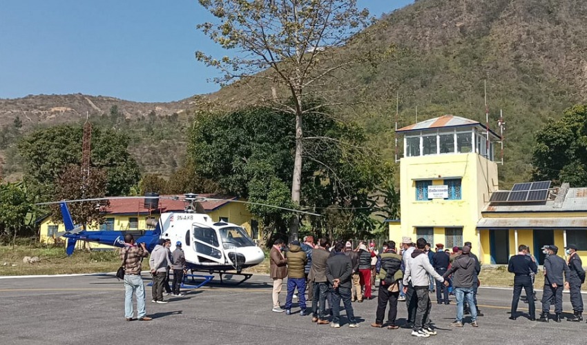 सुरु भयो खप्तड र बडिमालिका ‘हेली टुर’