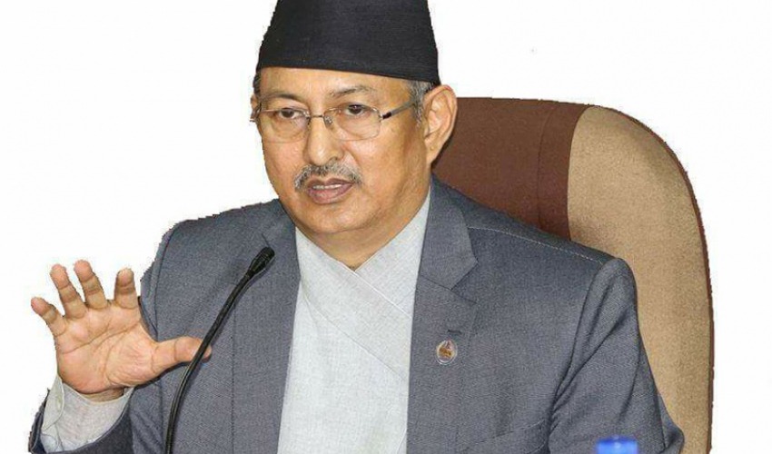 निर्वाचन शान्तिपूर्णरुपमा सम्पन्न भयो : गृहमन्त्री खाँण