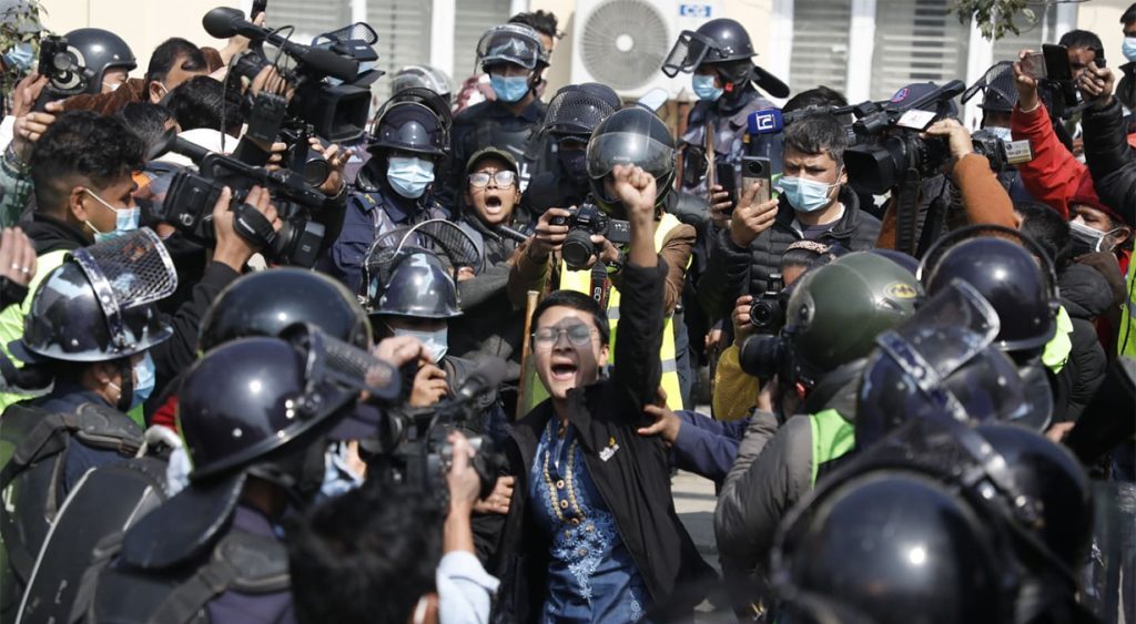 देशभरबाट एमसीसीविरुद्ध प्रदर्शन गर्ने २४२ जना पक्राउ