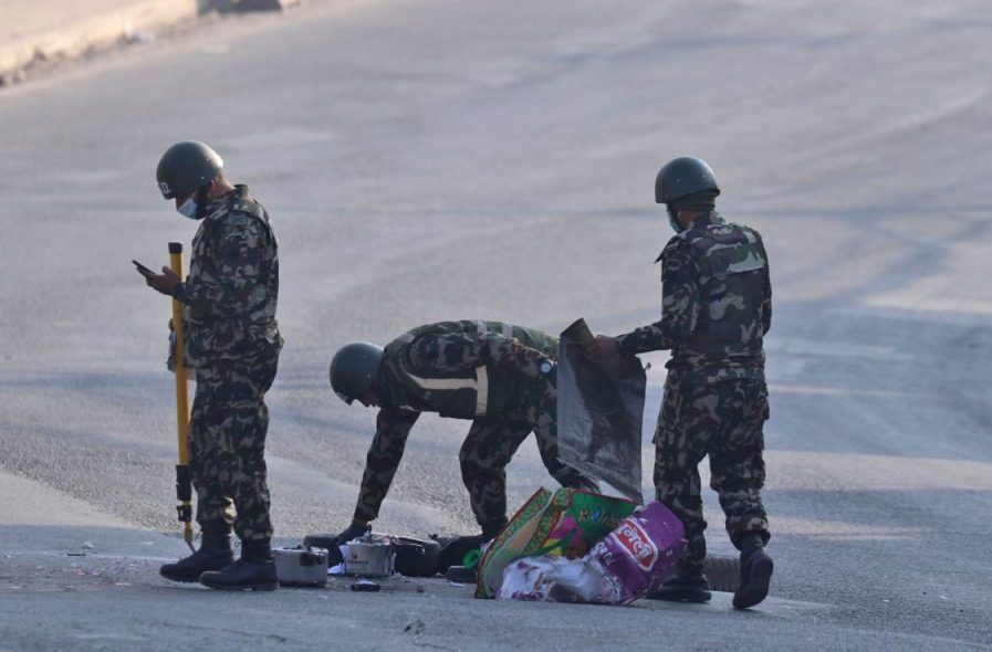 कलंकीमा शंकास्पद वस्तु फेला, सेनाले गर्‍यो डिस्पोज