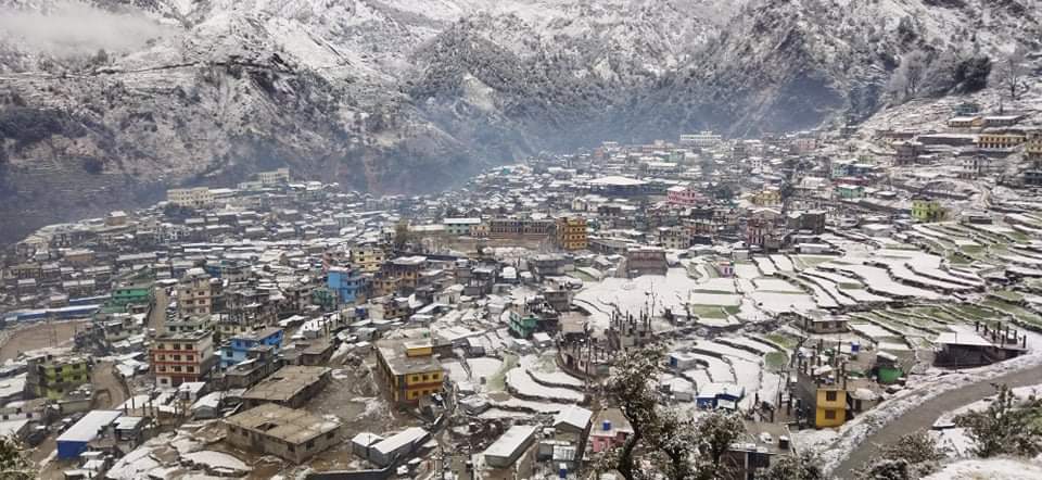 आज राति कर्णाली र सुदूरपश्चिम प्रदेशमा हिउँ र पानी पर्ने सम्भावना