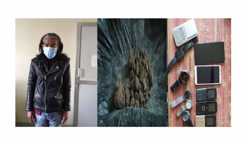 लागूऔषधसहित एक जना पक्राउ