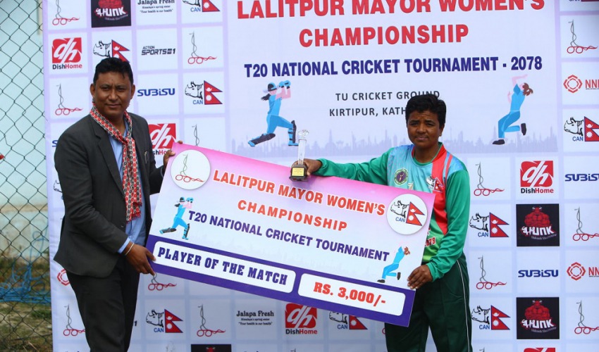 टी ट्वान्टी महिला क्रिकेटः सुदूरपश्चिम प्रदेशको जीत