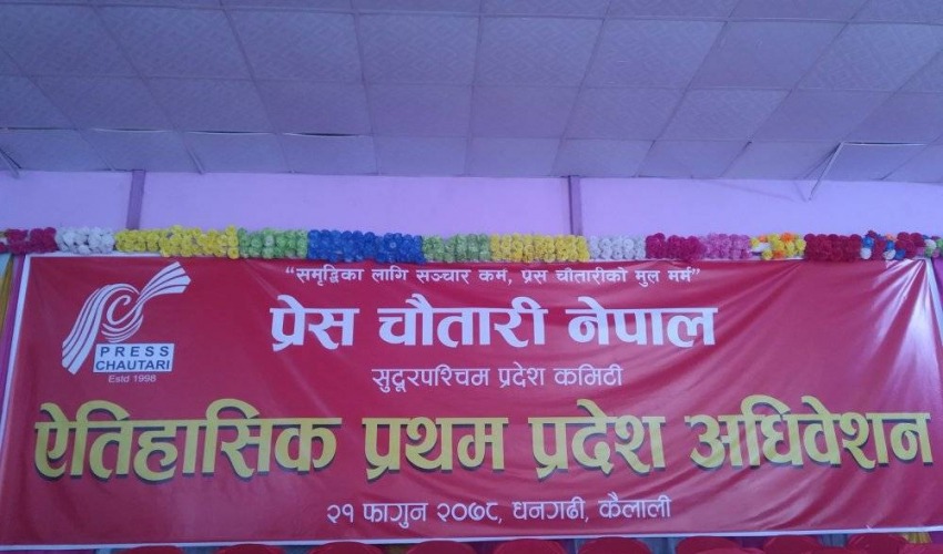 प्रेस चौतारीको प्रदेश अधिवेशन : यस्तो बन्दै छ टिम