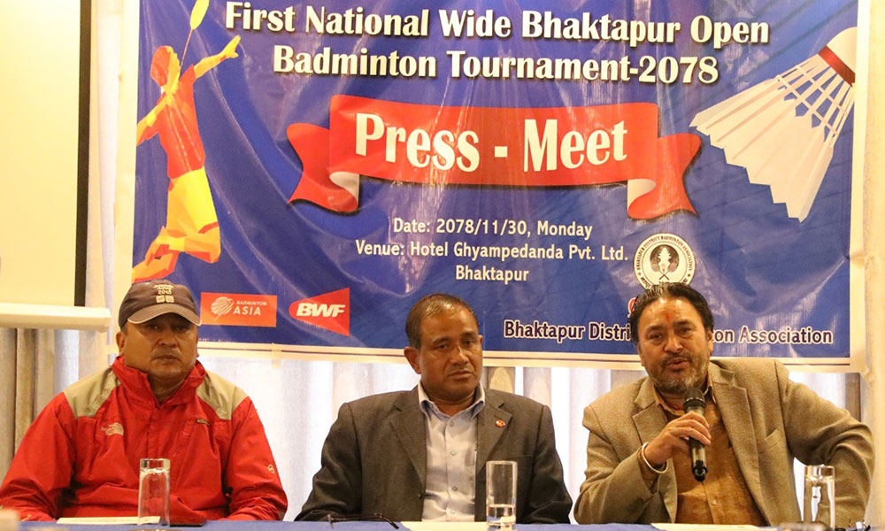 राष्ट्रव्यापी खुला ब्याडमिन्टन चैत ९ देखि