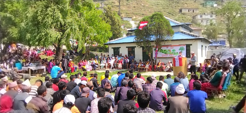 नेपाली काँग्रेस बाजुराको चुनावी आमसभा मार्तडीमा सम्पन्न